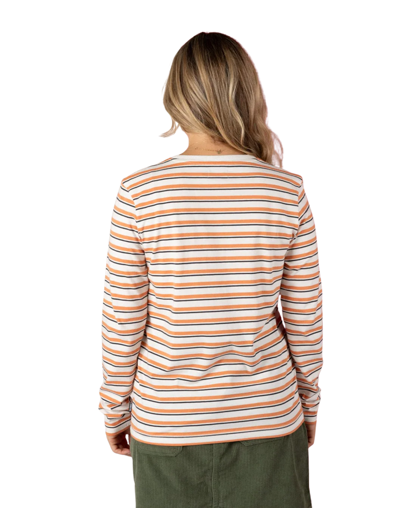 Saltrock Womens Meghan L/S Tee in Cream-1