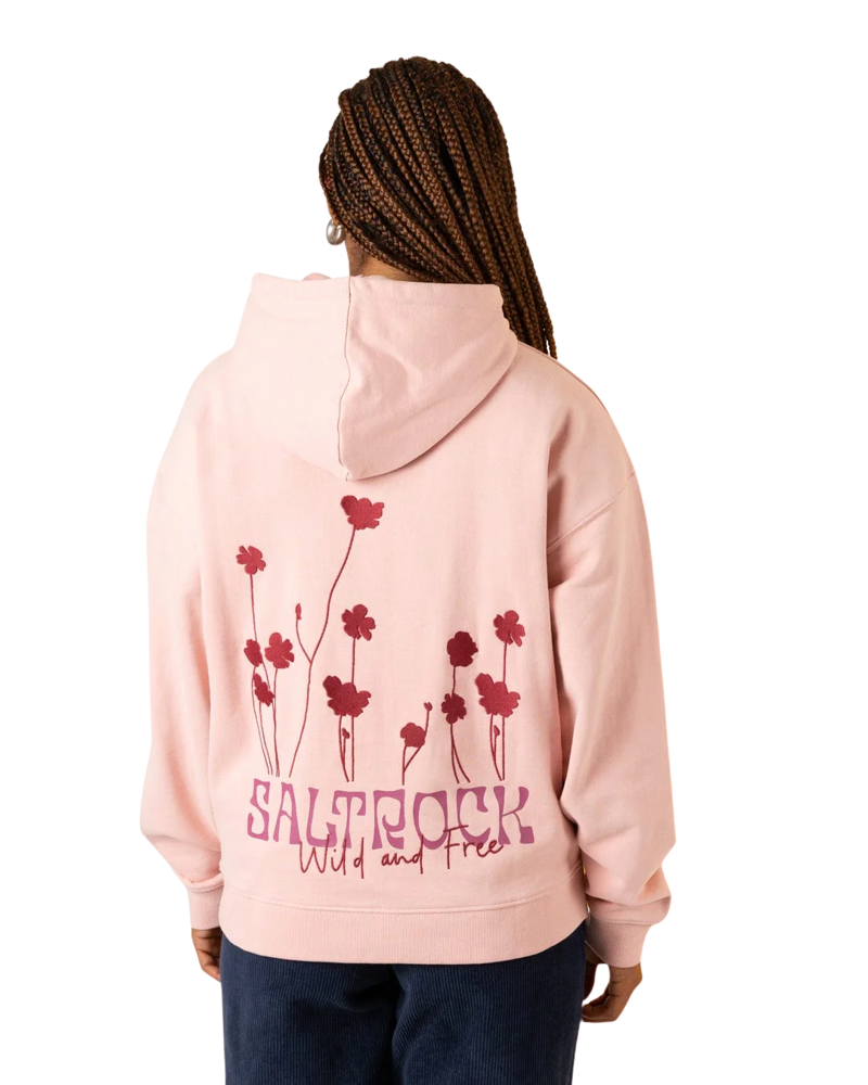 Saltrock Womens Blossom Hoody in Light Pink-1