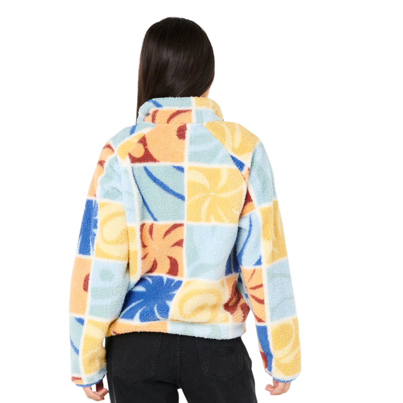 Rip Curl Womens AOTS Ty Williams Zip Thru Polar in Multi-1