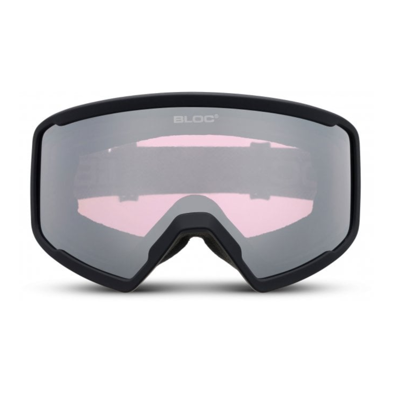 Bloc Sirus in Matt Black with Light Purple Mirror Silver Cat 2 Lens-1