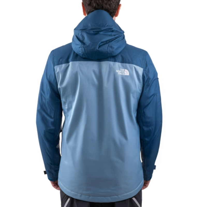 The North Face Mens Millerton Insulated Jacket in Algae Blue / Midnight Petrol-1