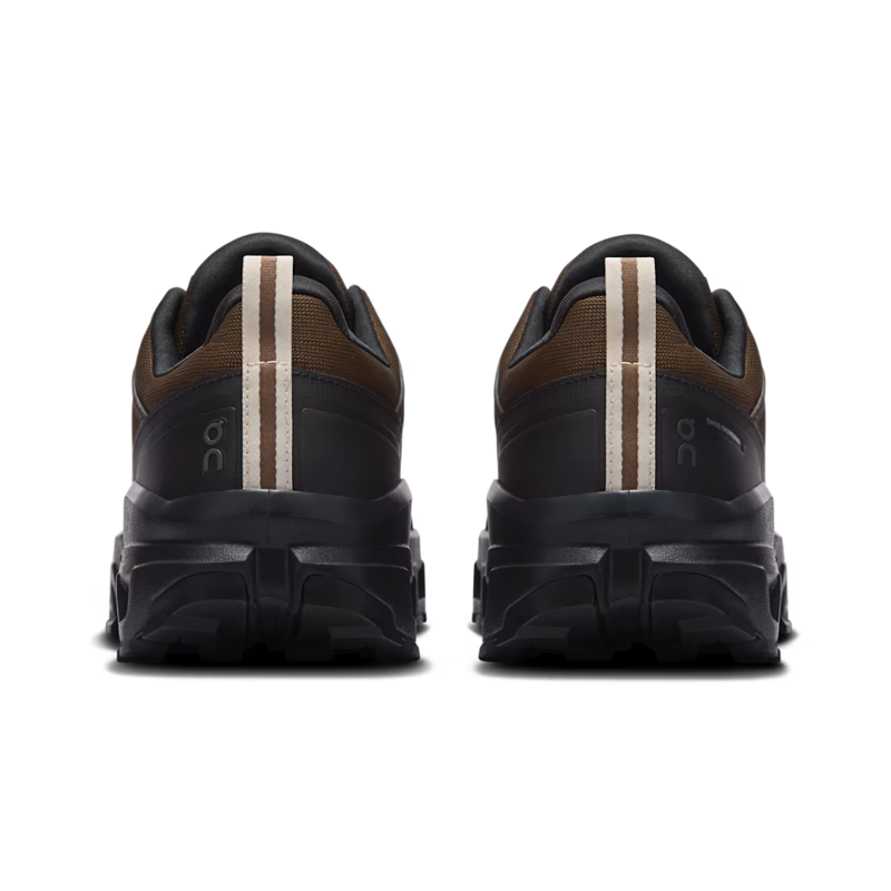 On Mens Cloudrock Low Waterproof in Earth / Black-4