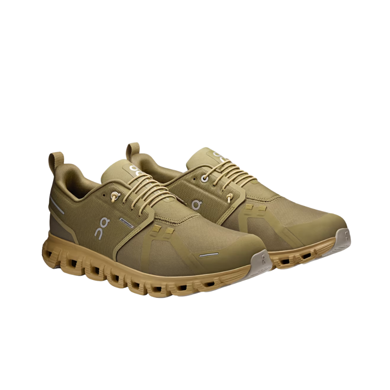 On Mens Cloud 6 Waterproof Shoes in Olive / Safari-5