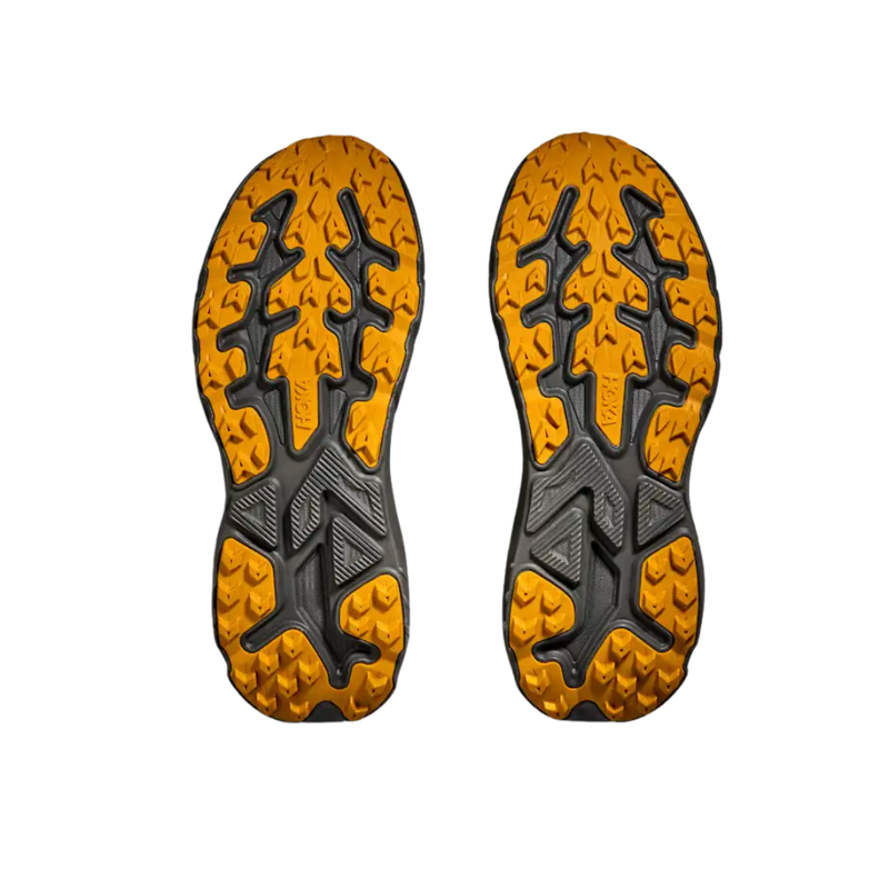 Hoka Mens Challenger 8 GTX in Asphalt Grey / Varsity Yellow-3