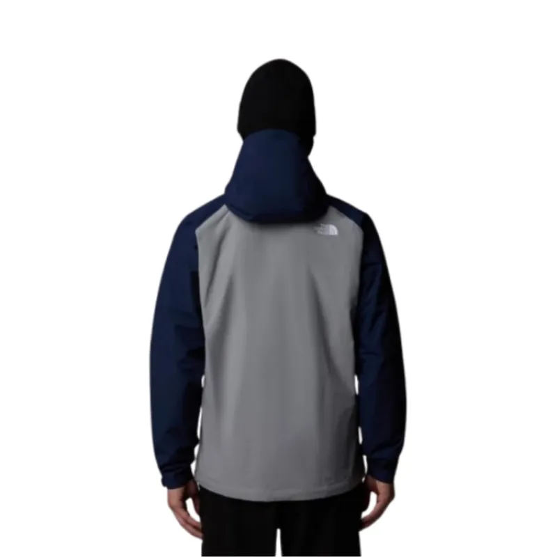 The North Face Mens Stratos Jacket in Monument Grey / TNF Blue / Summit Navy-1