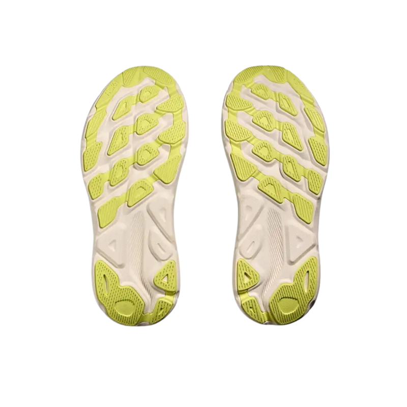 Hoka Womens Clifton 9 in Mint Fluorite / Snow Melt-3