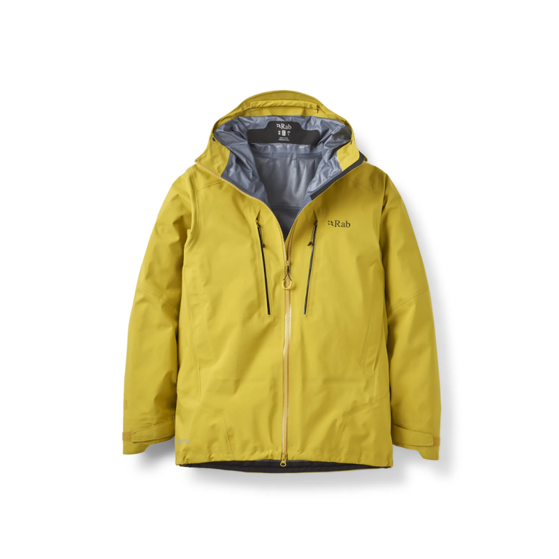 Rab Mens Latok Mountain GTX Jacket in Dark Pollen