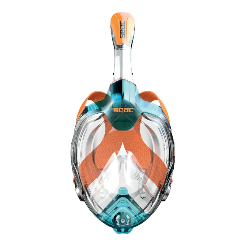Seac Libera Fullface Mask in Aquamarine / Orange-1