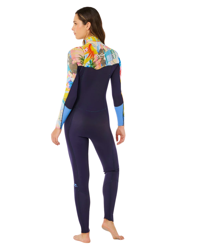 Rip Curl Womens Dawn Patrol Pro Chest Zip 4/3 in Multicolor-1