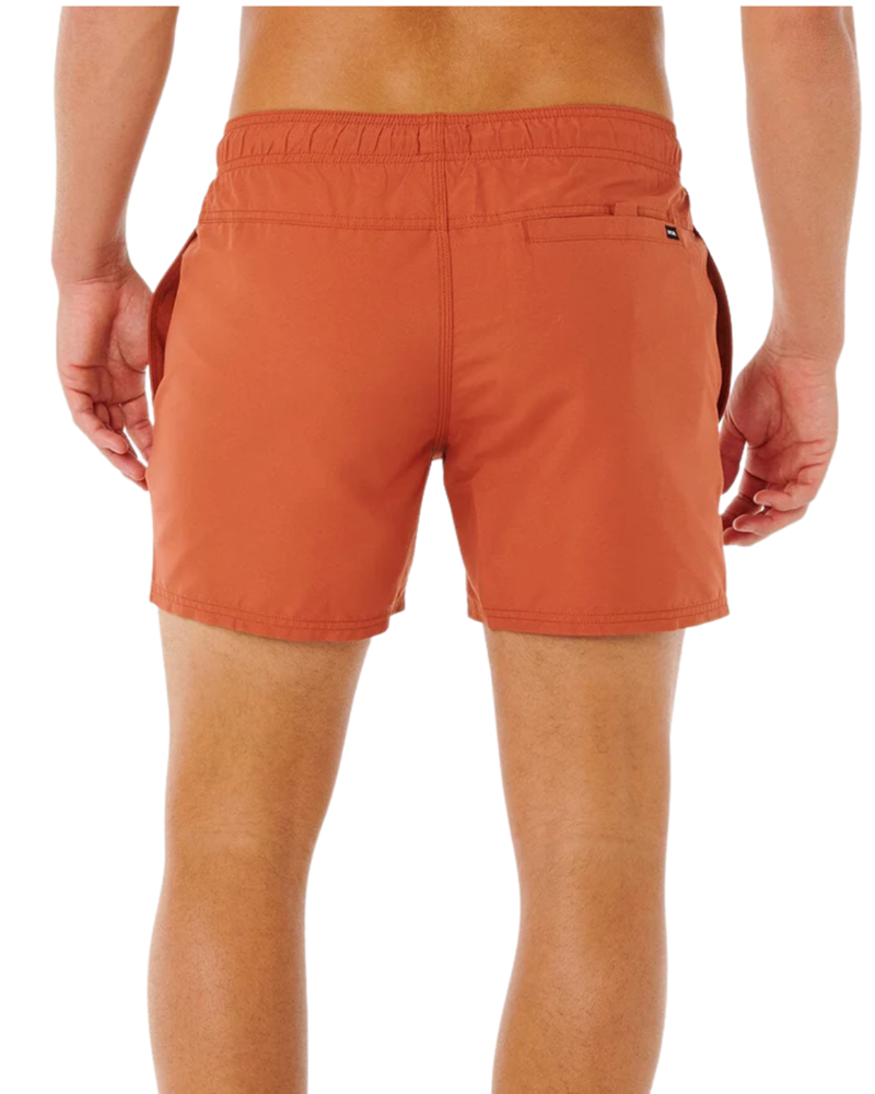 Rip Curl Mens Streamline Offset Volley Shorts in Baked Clay-1