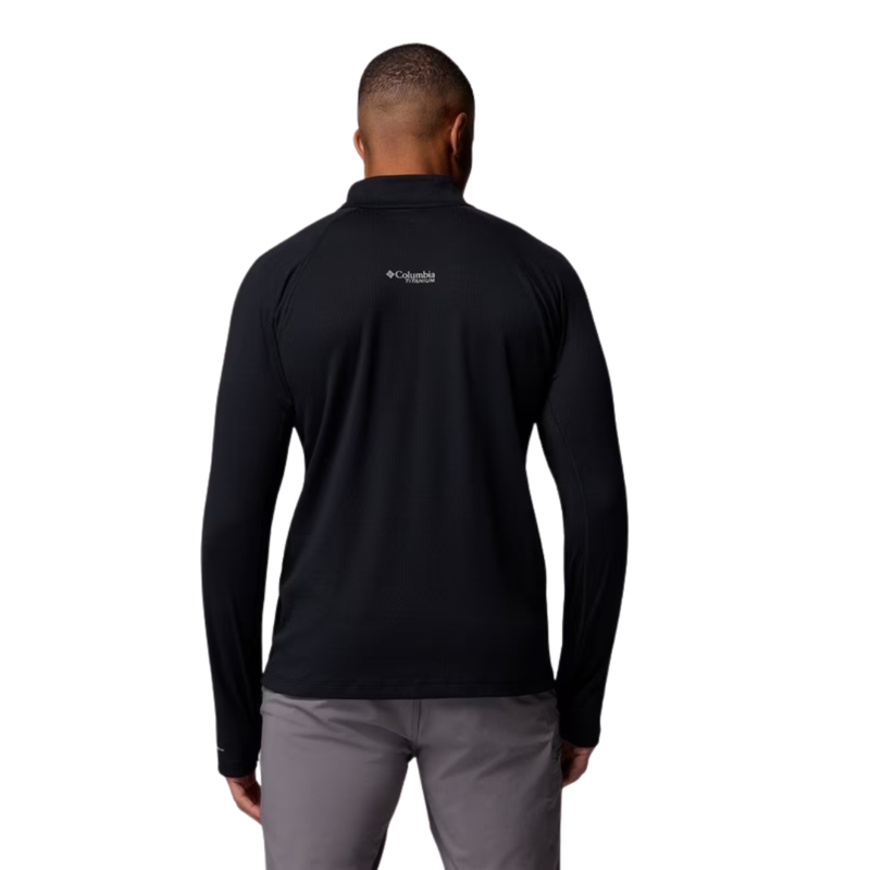 Columbia Mens Driventure Half Zip in Black-1