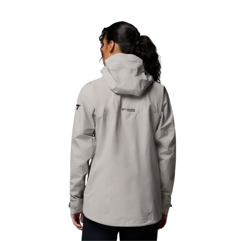 Columbia Womens Saudan Pro 3L Shell in Flint Grey-1