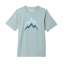 Columbia Kids Tech Trail Utility S/S Graphic Crew in Crushed Blue / Everblue
