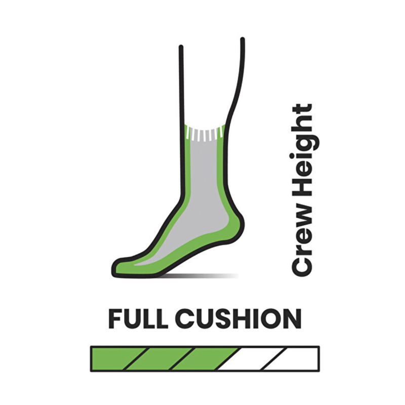 Smartwool Hike Full Cushion Crew Socks in Twilight Blue-1