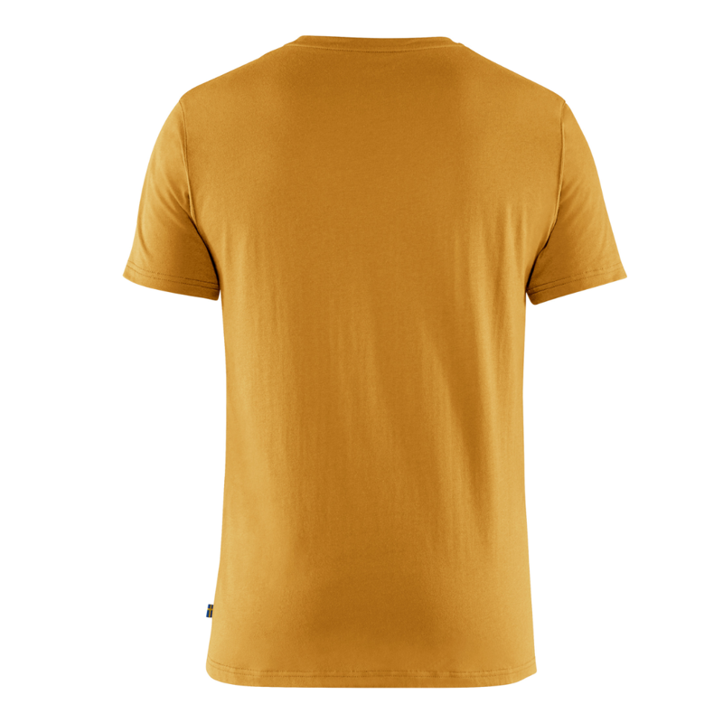 Fjallraven Mens Logo T-shirt in Ochre-1