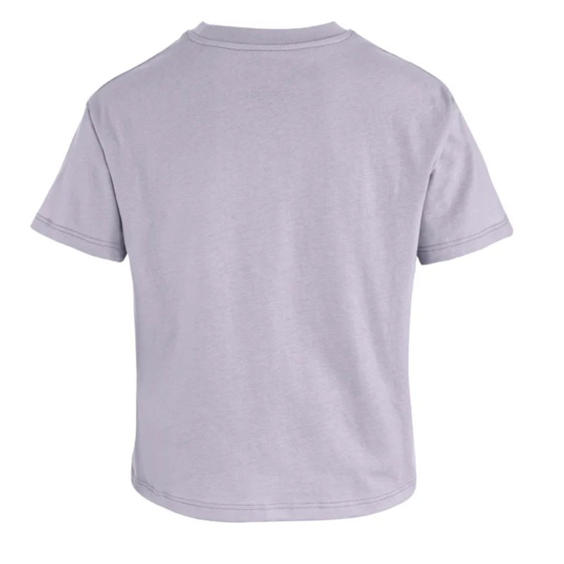 Fjallraven Womens Fjallblomster Logo T-shirt in Lavender Mist-1