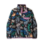Patagonia Women's Lightweight Synchilla Snap-T Pullover in Kaleido/Black