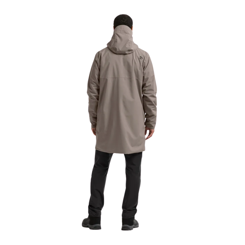 Didriksons Mens Soren Parka in Ash Brown-1