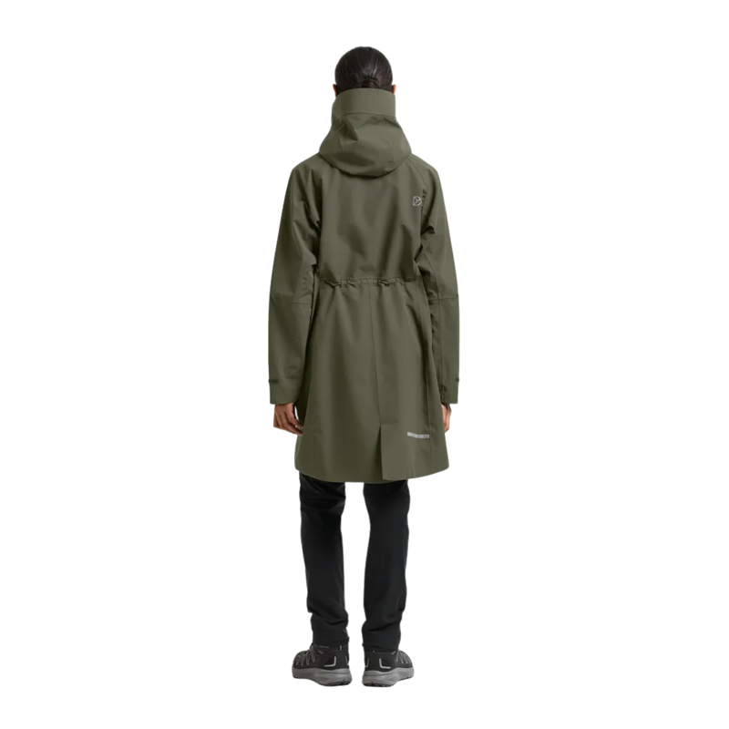 Didriksons Womens Ilma Parka in Deep Green-1