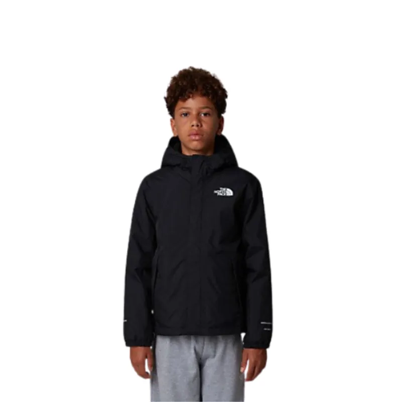 The North Face Kids Warm Antora Rain Jacket in TNF Black
