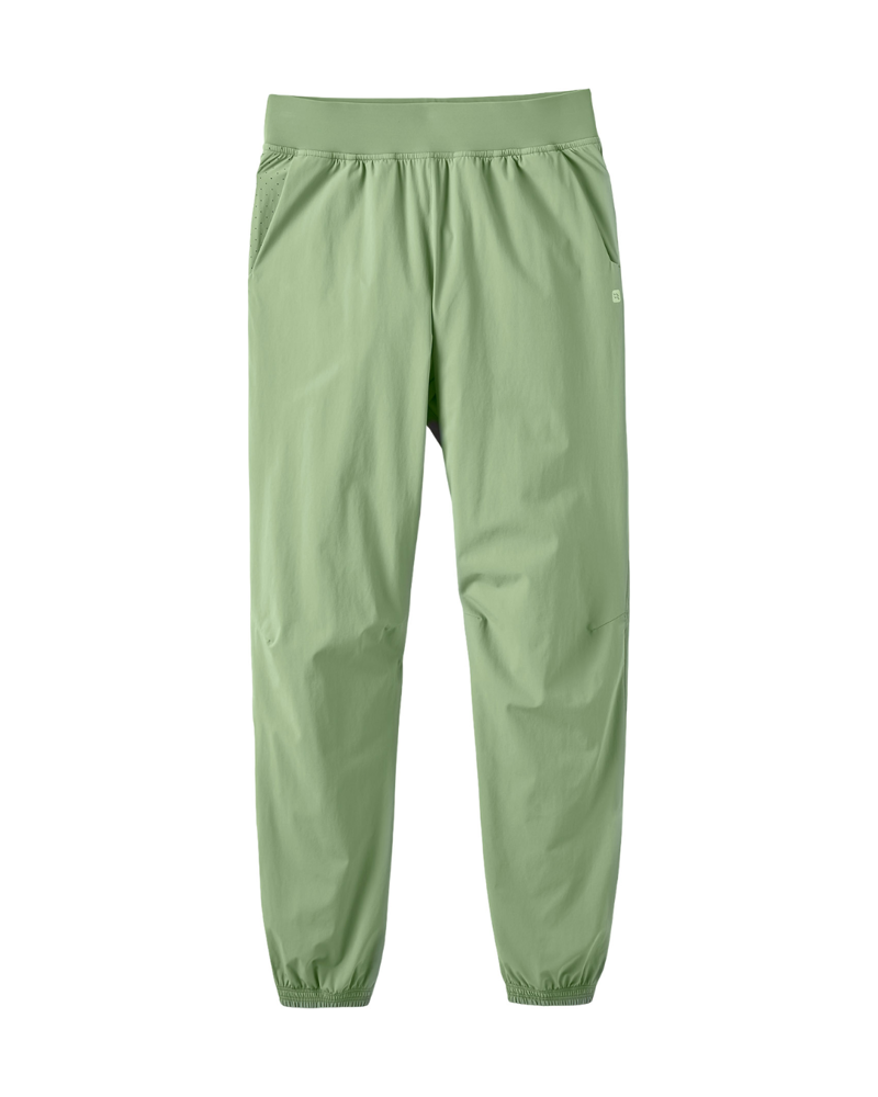 Rab Womens Momentum Pants Regular Length in Dark Fig Green-1