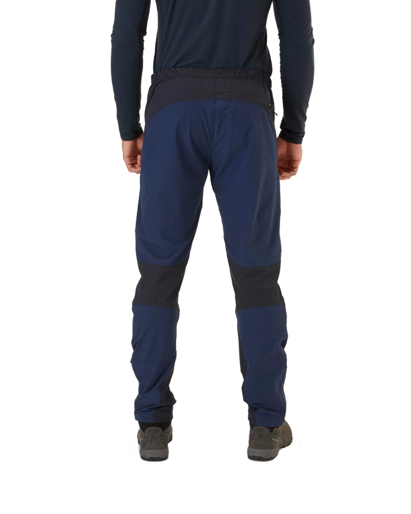 Rab Mens Torque Mountain Pants Regular Length in Tempest Blue / Deep Ink-1