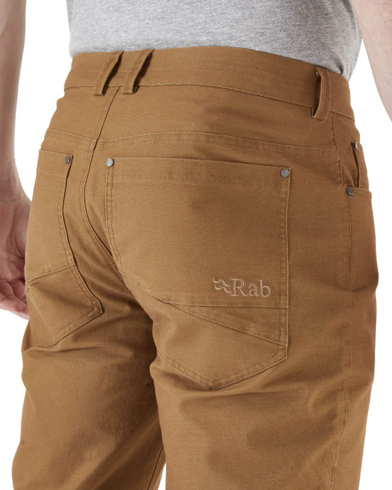 Rab Mens Radius Pants Regular Length in Oak-1