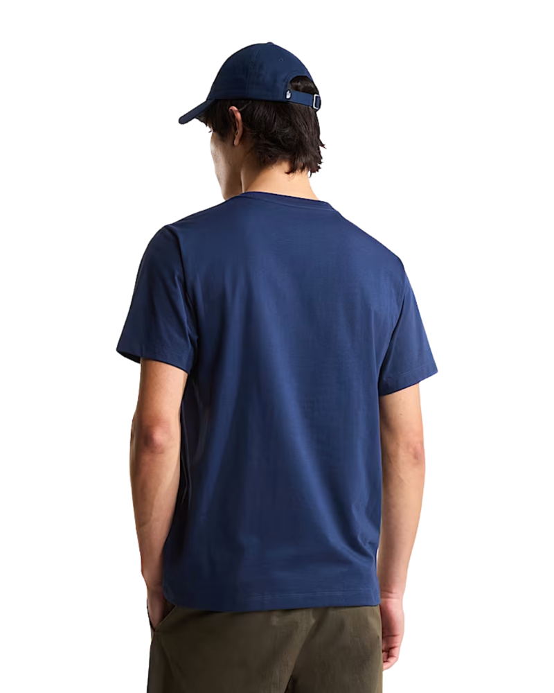 The North Face Mens Evo Simple Dome Regular S/S Tee in Summit Navy-1