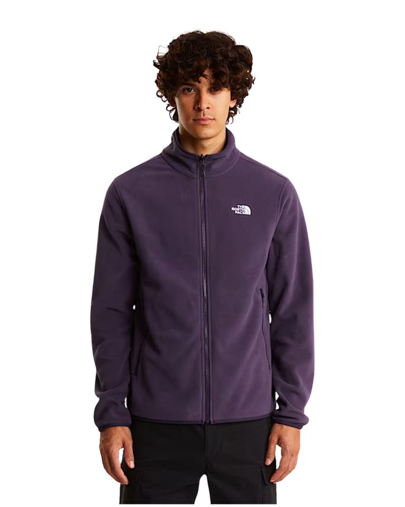 The North Face Mens Glacier Fleece Jacket in Endless Dusk