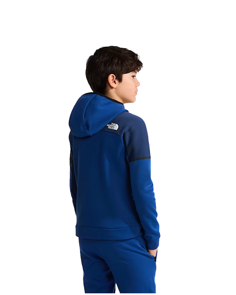 The North Face Teen Mountain Athletics Full Zip Hoodie in Summit Navy / Estate Blue-1