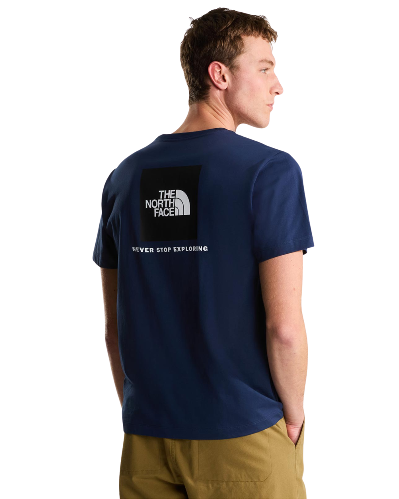 The North Face Mens Evo Box NSE Regular S/S Tee in Summit Navy-1
