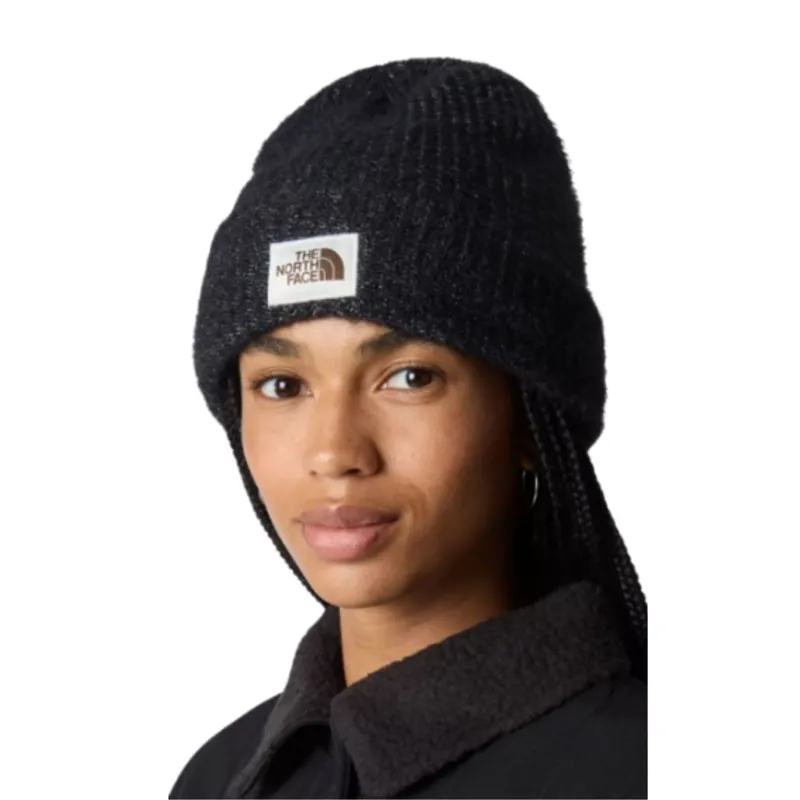 The North Face Salty Bae Lined Beanie in TNF Black