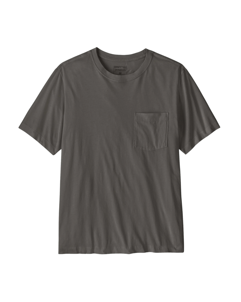 Patagonia Mens Daily Pocket Tee in Forge Grey