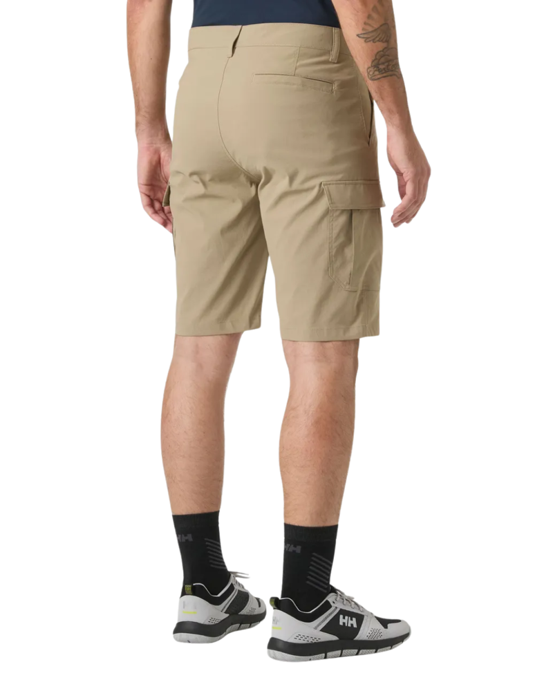 Helly Hansen Mens HH QD Cargo Shorts 11 Inch in Pebble-1