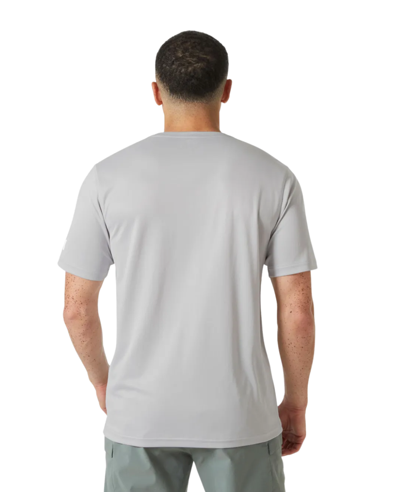 Helly Hansen Mens HH Tech T-Shirt 2.0 in Grey Fog-1