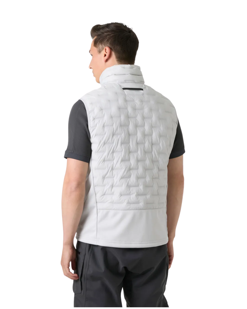 Helly Hansen Mens HP Hybrid Stretch Insulated Vest in Grey Fog-1