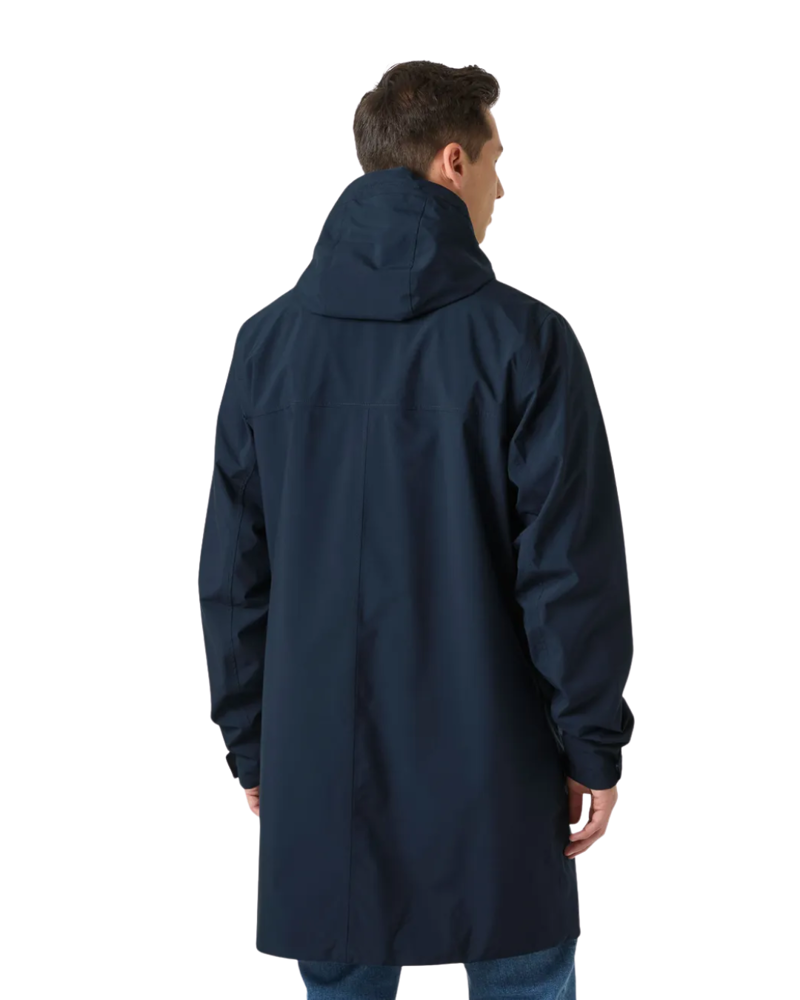 Helly Hansen Mens Brussel Rain Coat in Navy-1