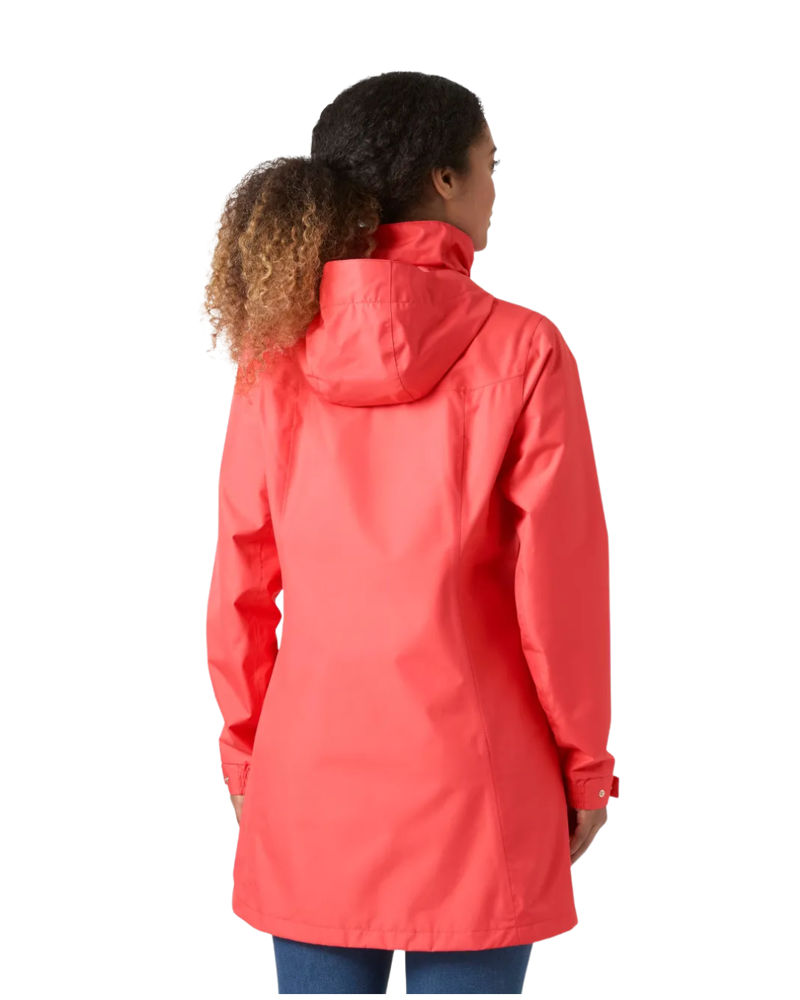 Helly Hansen Womens Aden Long Coat in Sunset Pink-1