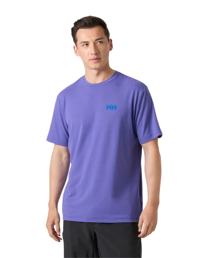 Helly Hansen Mens Skog Graphic T-Shirt in Ultra Violet