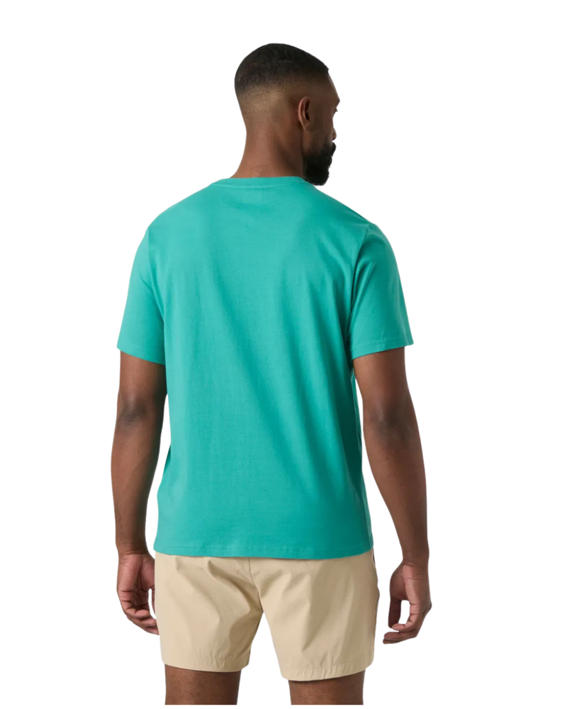 Helly Hansen Mens Core Graphic Tee 2.0 in Dark Mint-1