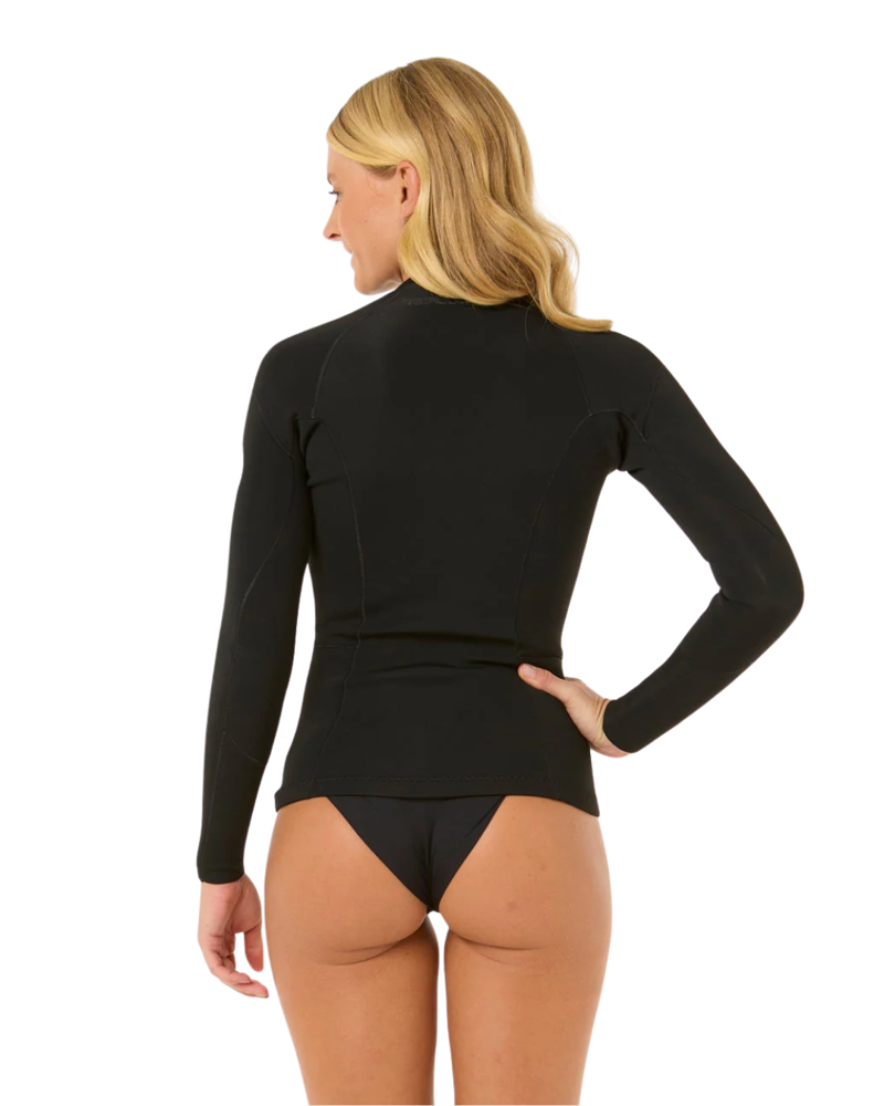 Rip Curl Womens Dawn Patrol L/S Jacket in Black-1