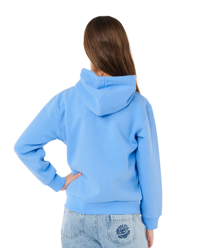 Rip Curl Kids Staple Varsity Hood in Cornflower Blue-1