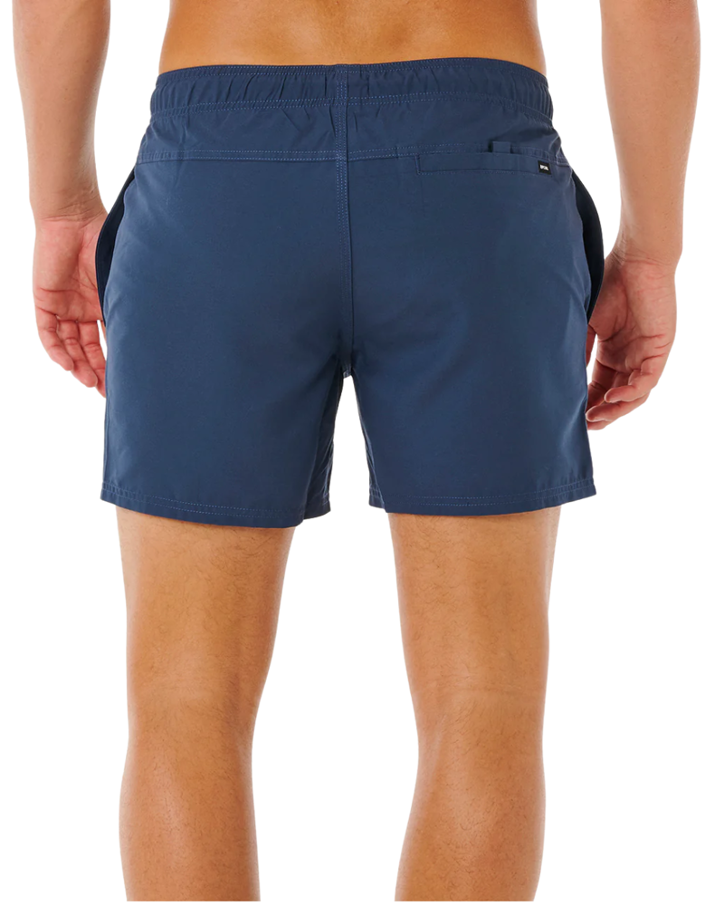 Rip Curl Mens Streamline Offset Volley Shorts in Dark Navy-1