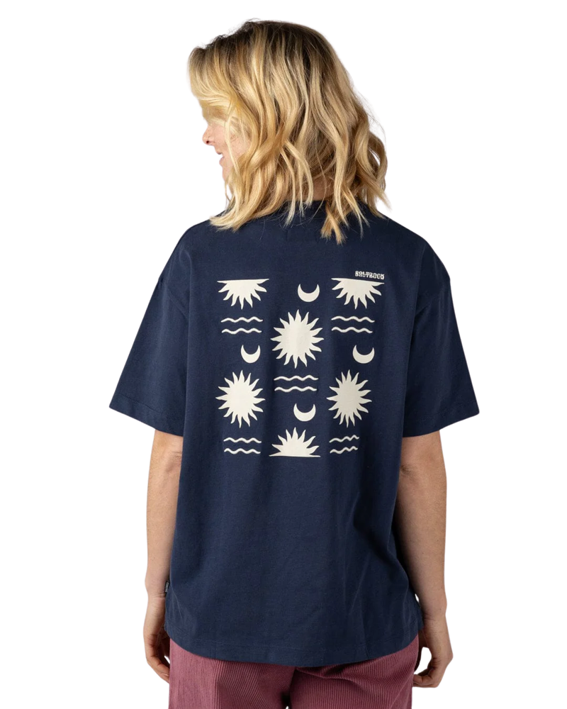 Saltrock Womens Equinox Tee in Bluedres-1