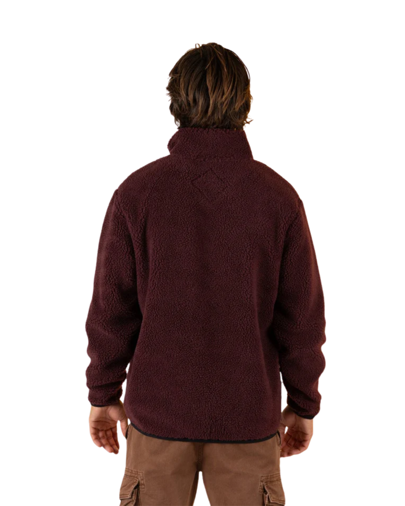 Saltrock Mens Wye 2 Fleece in Dark Purple-1