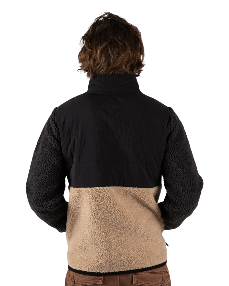 Saltrock Mens Rafe Fleece in Dark Grey-1