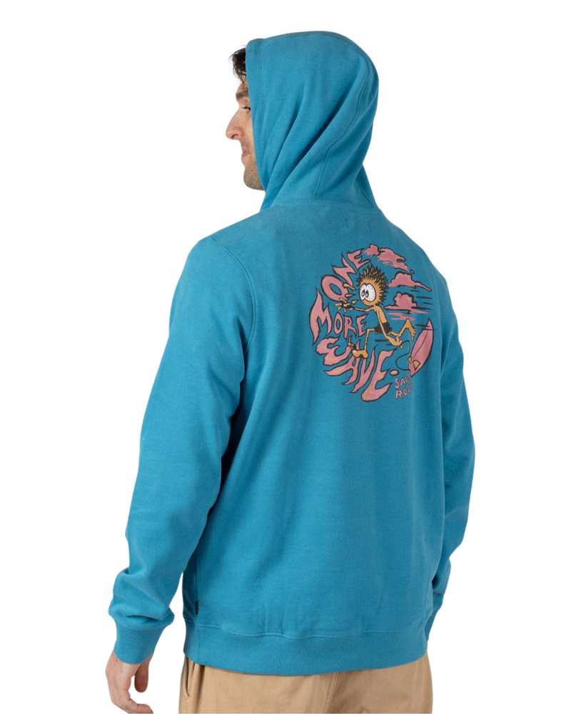 Saltrock Mens One More Wave Hoody in Bright Blue-1