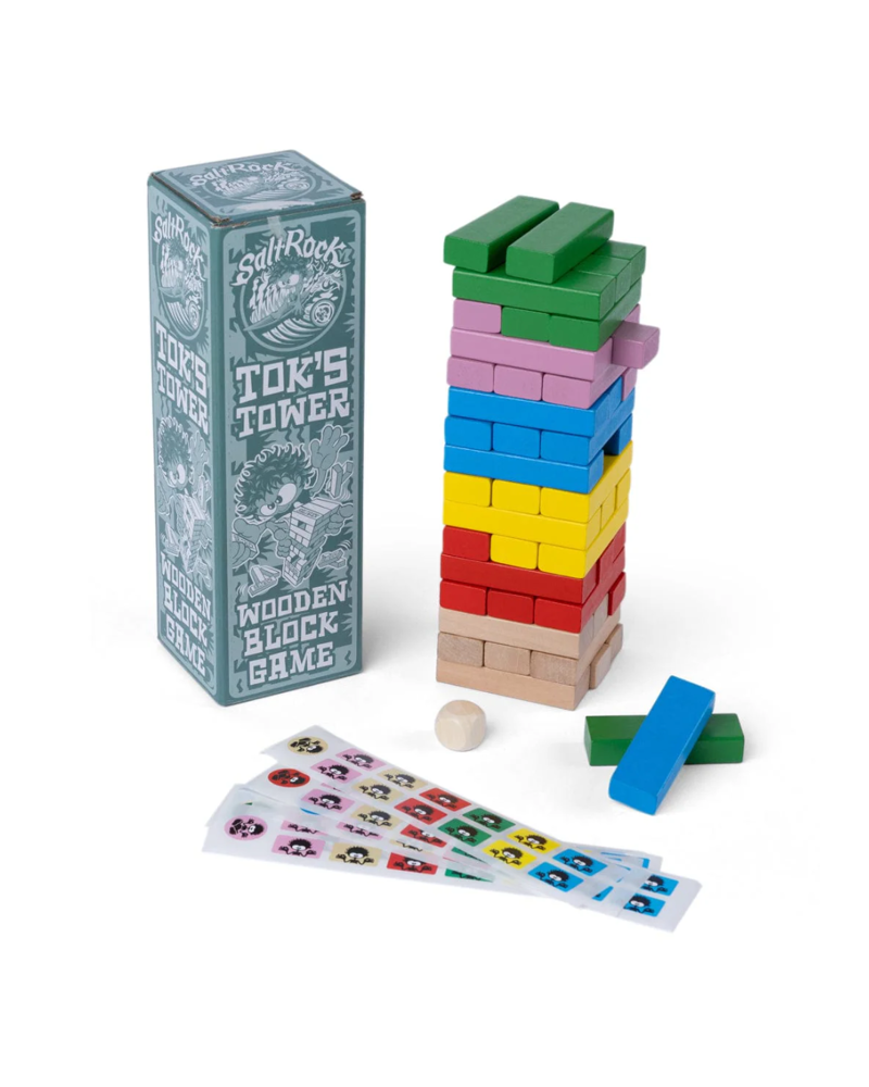 Saltrock Toks Tower Wooden Jenga Game