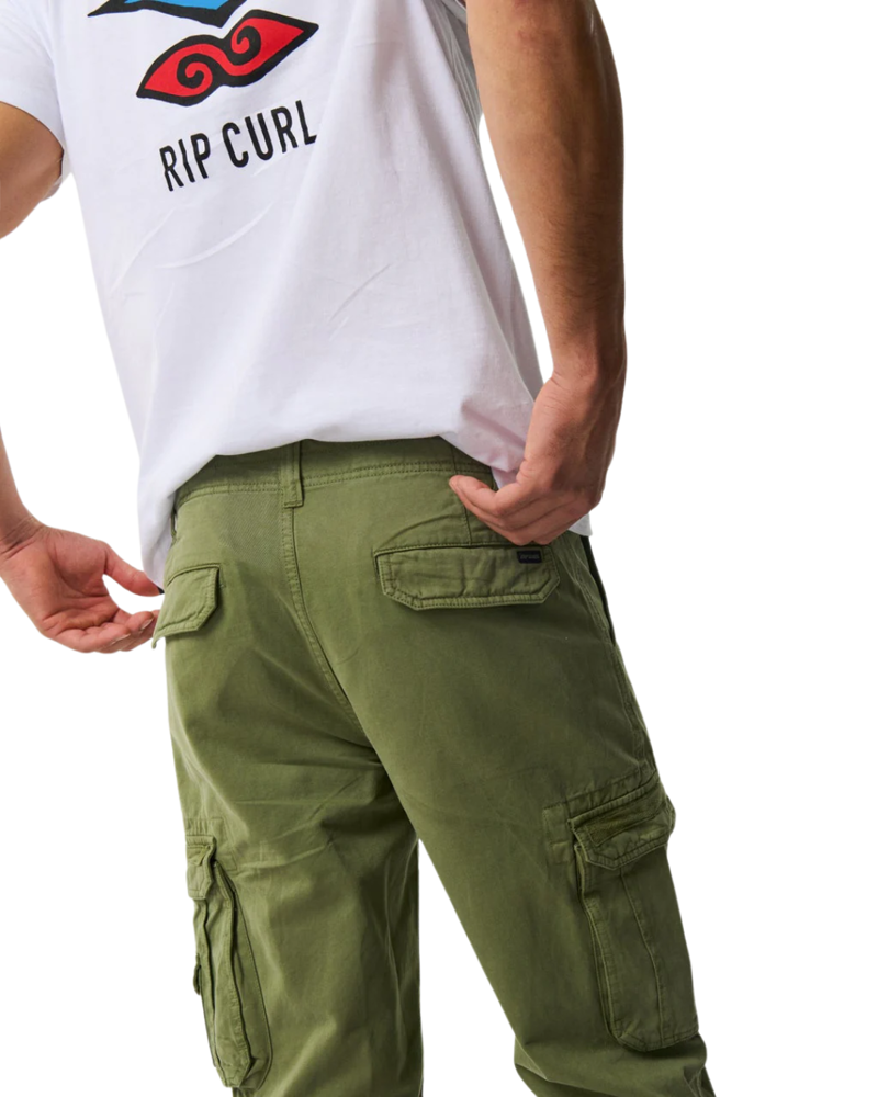 Rip Curl Mens Classic Surf Trail Cargo Pant in Light Green-1