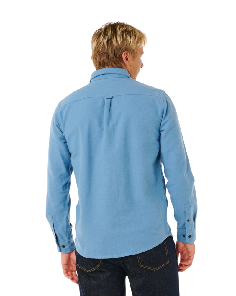 Rip Curl Mens Premium Surf L/S Shirt in Bluefin-1